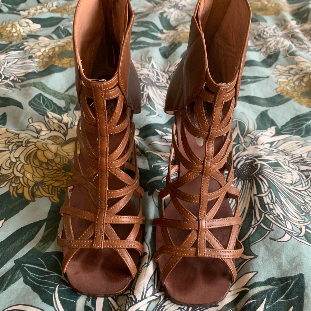 Jeffrey Campbell for Free People Tan Sandals